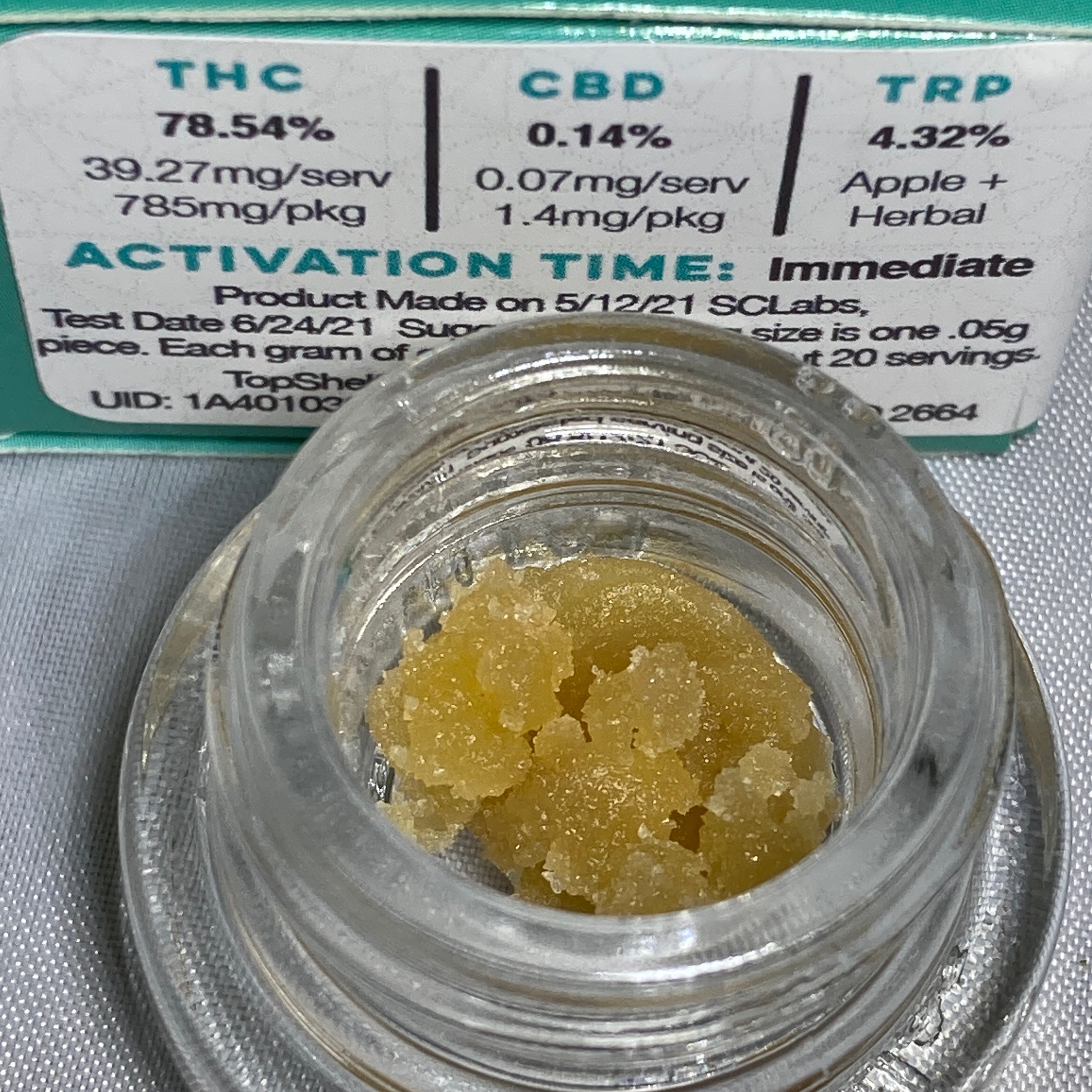 Glitter Apple Fritter - 1G Indica Sugar